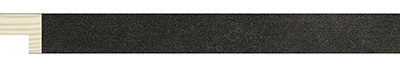 Rammelist, 15 x 30 mm, Svart