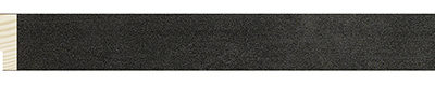 Rammelist, 20 x 20 mm, Svart